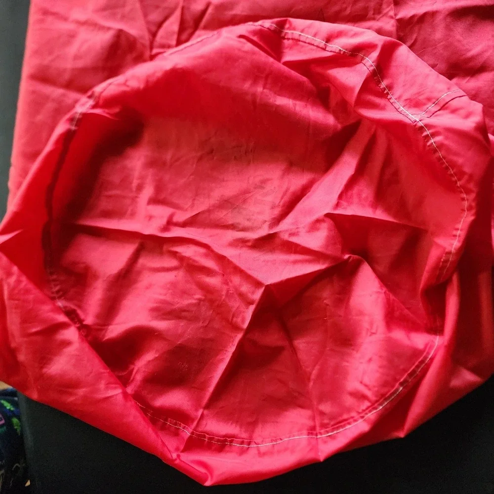 Murray & Lanman Red Nylon Drawstring Sail Bag Chicago Vintage 4702 20+ Storage